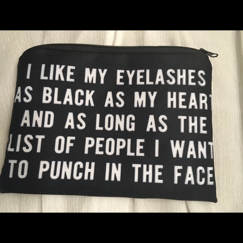 Cosmetic bag, makeup bag, eyelash bag